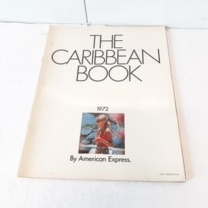 Vintage 1972 The Caribbean Book by American Express Pan Am Airlines